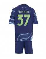 Ajax Josip Sutalo #37 Bortedraktsett Barn 2025-26 Korte ermer (+ bukser)